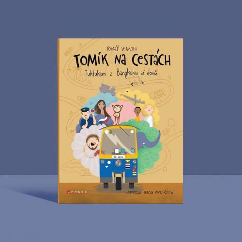Kniha Tomík na cestách – Tuktukem z Bangkoku až domù